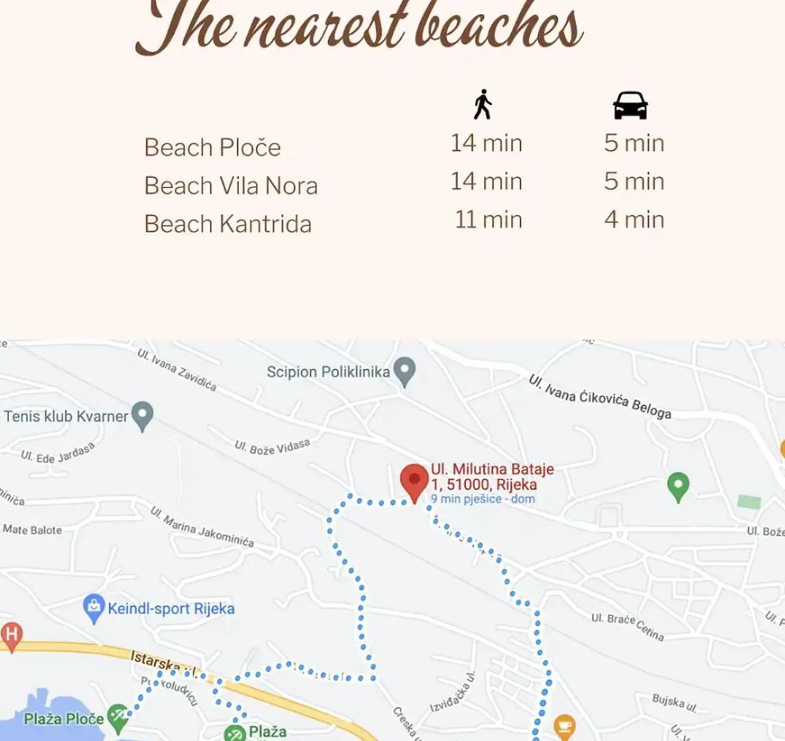 Cute Apartment In Rijeka Near Beach With Parking Kroatië